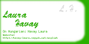 laura havay business card